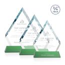 Apex Green on Newhaven Base Crystal Award