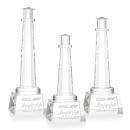 Lighthouse Clear on Robson Base People Crystal Award