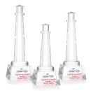 Lighthouse Full Color People on Robson Base Crystal Award