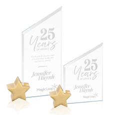 Cooperfire/Gold Star Crystal Award - Sales Awards