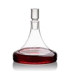 Ashby Decanter & Lid - Etched Barware
