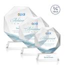 Bradford Full Color Starfire on Newhaven Base Crystal Award