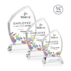Daltry Full Color Clear on Newhaven Base Abstract / Misc Crystal Award - Corporate Awards