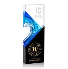 Baywell Black Rectangle Crystal Award - Corporate Awards