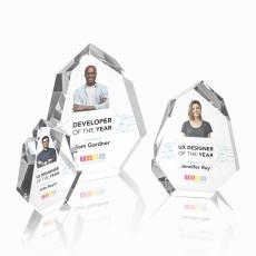 Norwood Full Color Clear Crystal Award - Corporate Awards