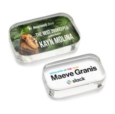 Halperin Rectangle Full Color Paperweight - Years of Service Awards