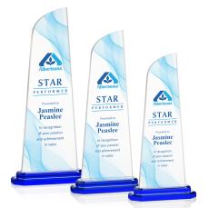 Culver Full Color Blue Peak Acrylic Award - Acrylic Awards