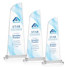 Culver Full Color Clear Peak Acrylic Award - Acrylic Awards