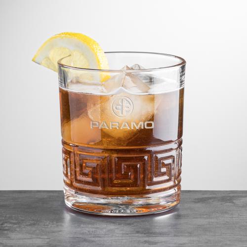 Corporate Recognition Gifts - Etched Barware - Libretto DOF - Deep Etch