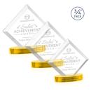 Belaire Gold on Alberton Base Crystal Award