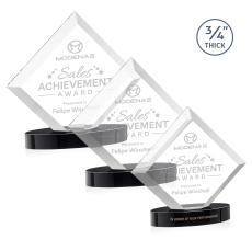Belaire Black on Alberton Base Crystal Award - Corporate Awards