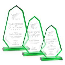 Pearson Green Abstract / Misc Crystal Award - Glass Awards