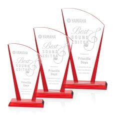 Merivale Red Sail Crystal Award - Glass Awards