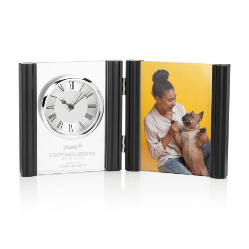 Corporate Recognition Gifts - Picture Frames - Cosford Clock/Frame