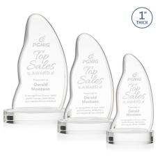 Beauford Clear on Base Abstract / Misc Crystal Award - Corporate Awards
