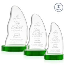 Beauford Green on Base Abstract / Misc Crystal Award - Corporate Awards