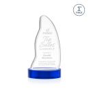 Beauford Blue on Base Abstract / Misc Crystal Award