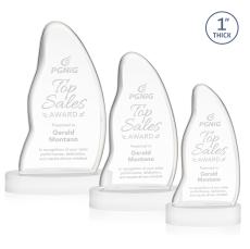 Beauford White on Base Abstract / Misc Crystal Award - Corporate Awards