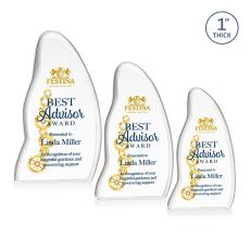 Beauford Full Color Abstract / Misc Crystal Award - Corporate Awards