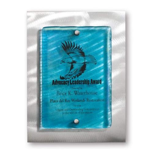 Corporate Awards - Modern Awards - Pennant Plaque