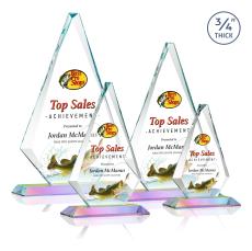 Windsor Full Color Prismatic Crystal Award - Employee Awards