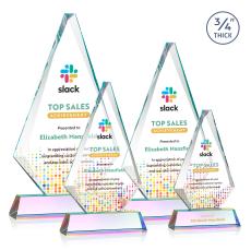 Windsor Full Color Prismatic on Newhaven Crystal Award - Corporate Awards