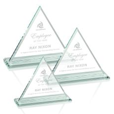 Dresden Jade Pyramid Glass Award - Budget Awards & Trophies