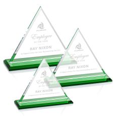 Dresden Green  Pyramid Crystal Award - Newest Additions
