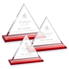 Dresden Red Pyramid Crystal Award - Newest Additions