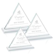Dresden White Pyramid Crystal Award - Newest Additions