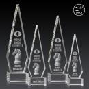 Springfield 3D Clear on Hancock Base Crystal Award