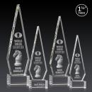 Springfield 3D Clear on Hancock Base Crystal Award