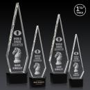 Springfield 3D Black on Paragon Base Crystal Award