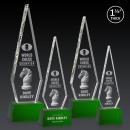 Springfield 3D Green on Robson Base Crystal Award