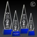 Springfield 3D Blue on Robson Base Crystal Award