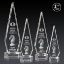 Springfield 3D Clear on Stanrich Base Crystal Award