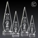 Springfield 3D Clear on Stanrich Base Crystal Award