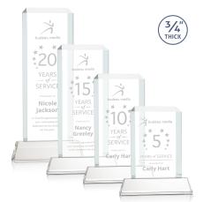 Dalton Clear on Newhaven Rectangle Crystal Award - Corporate Awards