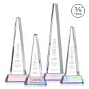 Majestic Tower Prismatic on Newhaven Base Obelisk Crystal Award