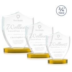 Scudo Shield on Alberton Base - Gold - Shield Awards
