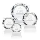 Seville Clear on Entwhistle Base Circle Crystal Award