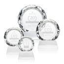 Seville Clear on Entwhistle Base Circle Crystal Award
