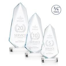 Sheridan Clear on Alberton Base Peak Crystal Award - Corporate Awards