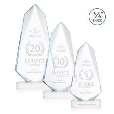 Sheridan White on Alberton Base Peak Crystal Award - Sales Awards