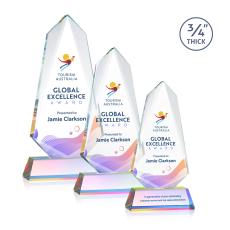 Sheridan Full Color Prismatic on Newhaven Peak Crystal Award - Sales Awards
