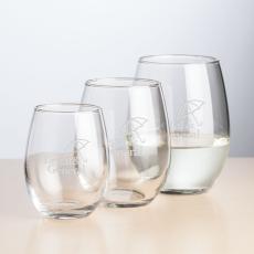 Stanford Stemless Wine - Deep Etch - Corporate Recognition Gifts