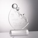 Teamwork Arch & Crescent Crystal Award