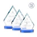 Apex Sky Blue on Alberton Base Crystal Award