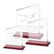 Bellamy Red  Peak Crystal Award - Sales Awards