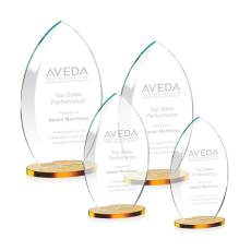 Windermere Amber Flame Crystal Award - Newest Additions